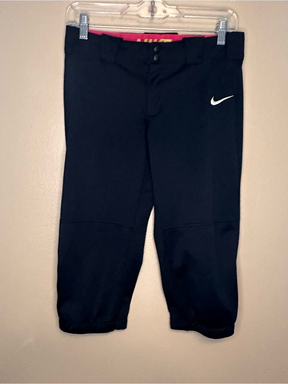 Nike Girls Black Softball Baseball Pants Size 14